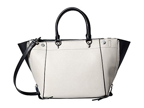 calvin klein susan saffiano leather satchel