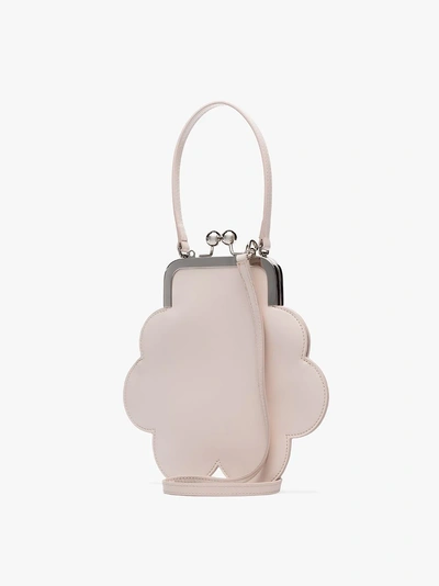 Shop Simone Rocha Mini 'cloud' Clutch In Neutrals