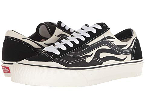 vans flame style 36 sf black