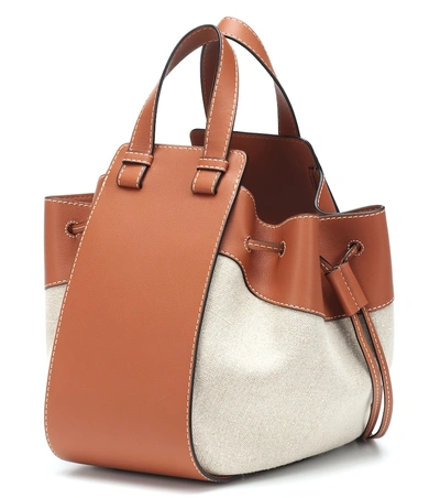 Shop Loewe Hammock Medium Leather Shoulder Bag In Brown