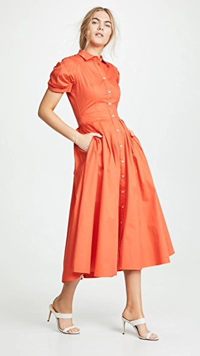 Shop Alexis Gyles Dress In Coral