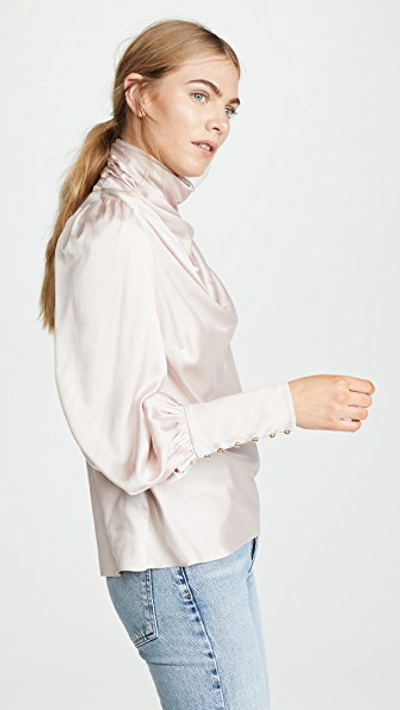 Shop Zimmermann Cowl Blouse In Petal