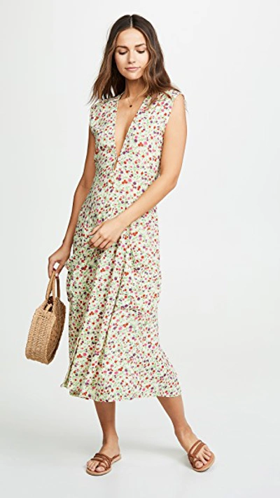 Shop Faithfull The Brand Blohm Midi Dress In Bastille Floral Print