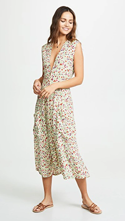 Shop Faithfull The Brand Blohm Midi Dress In Bastille Floral Print