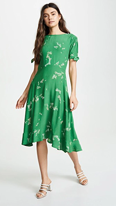 Faithfull emilia shop midi dress