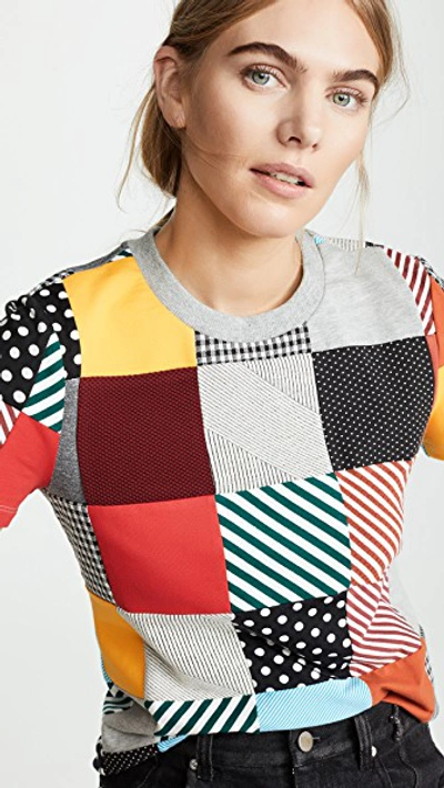 Shop Opening Ceremony Patchwork Jersey T-shirt In Multi