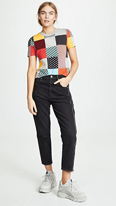 Shop Opening Ceremony Patchwork Jersey T-shirt In Multi
