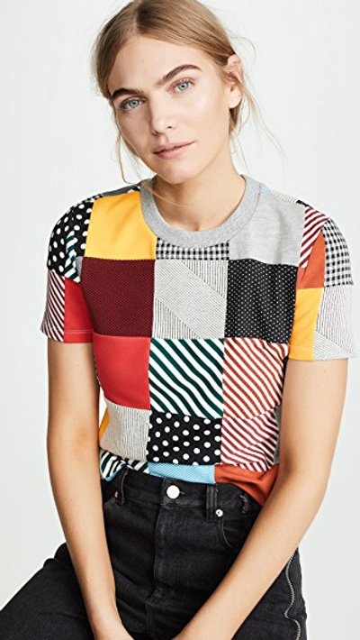 Shop Opening Ceremony Patchwork Jersey T-shirt In Multi