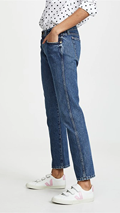 Shop Khaite Kyle Relax Low Rise Jeans In Tucson