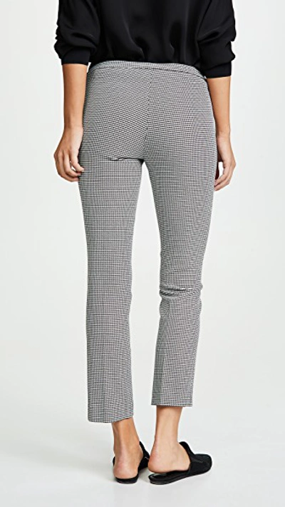 Shop Theory Classic Skinny Pants In Black/ivory