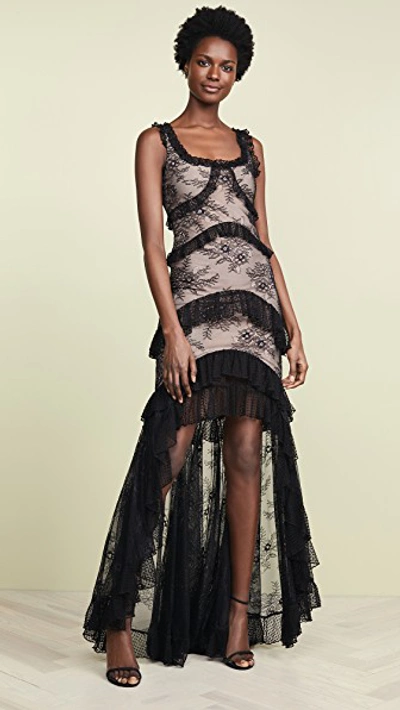 Shop Alexis Timotha Gown In Black Lace