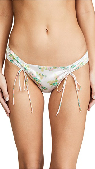 Shop For Love & Lemons Eden Drawstring Panties In Garden