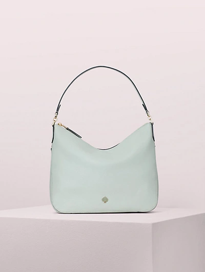 Shop Kate Spade Polly Medium Convertible Shoulder Bag In Light Pistachio