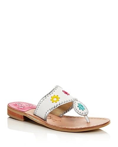 Shop Jack Rogers Women's Jacks Thong Sandals In White