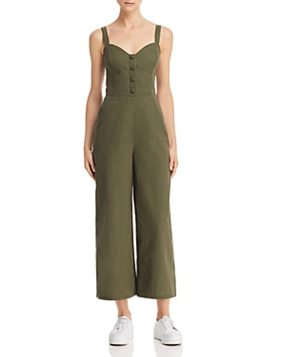 Shop Aqua Bustier Top Jumpsuit - 100% Exclusive In Hunter Green