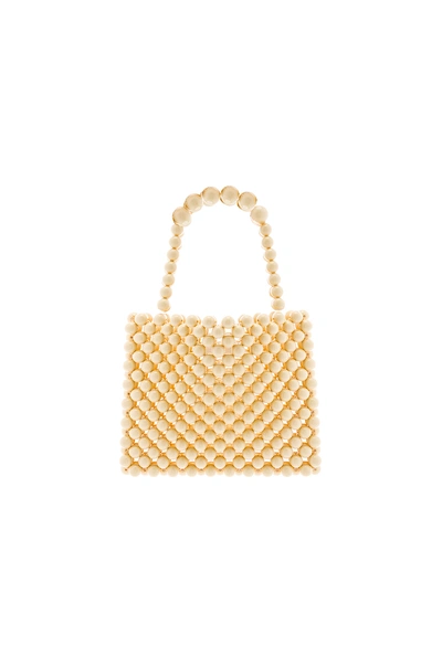 Shop Lovers & Friends Carrie Beaded Purse In Cream