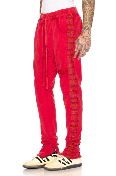 Shop Alchemist Ghost Riders Pants In Acid Red