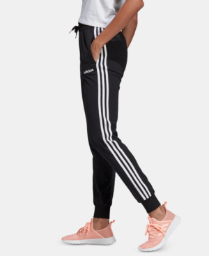 adidas striped joggers womens