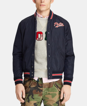 polo aviator navy jacket