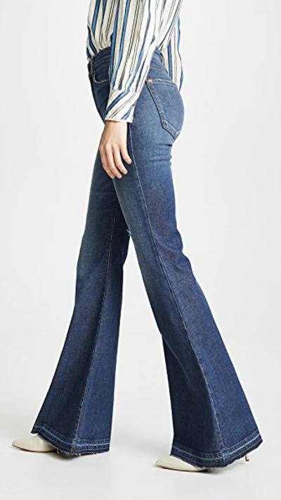 Shop Alice And Olivia Beautiful High Rise Bell Bottom Jeans In Born To Run