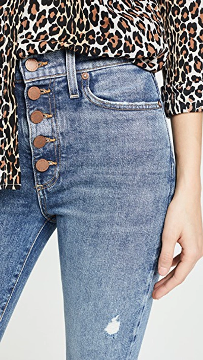 Good High Rise Exposed Button Jeans