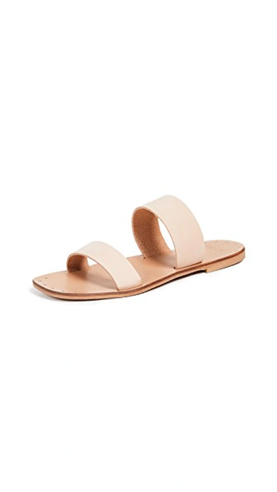 Shop Joie Bannerly Two Band Slides In Blush