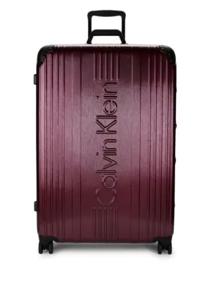 calvin klein purple suitcase