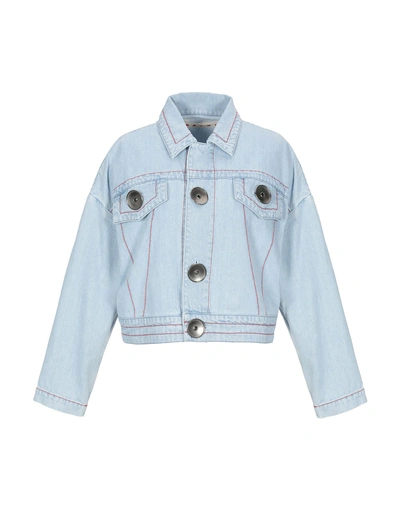 Shop Marni Denim Outerwear In Blue