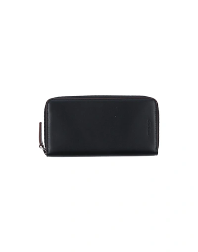 Shop Giorgio Armani Wallets In Black