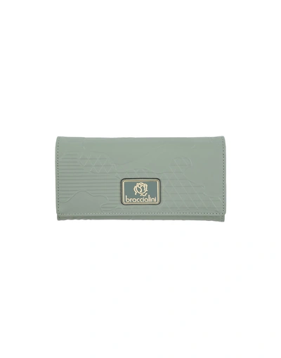 Shop Braccialini Wallet In Light Green