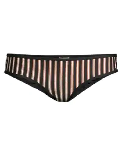 Shop L*space Horizon Stripe Rachel Classic Bikini Bottom In Black
