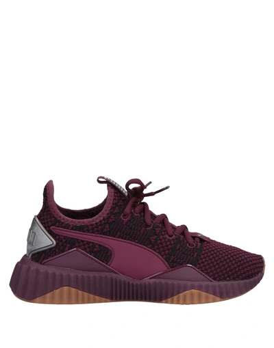 Shop Puma Sneakers In Deep Purple