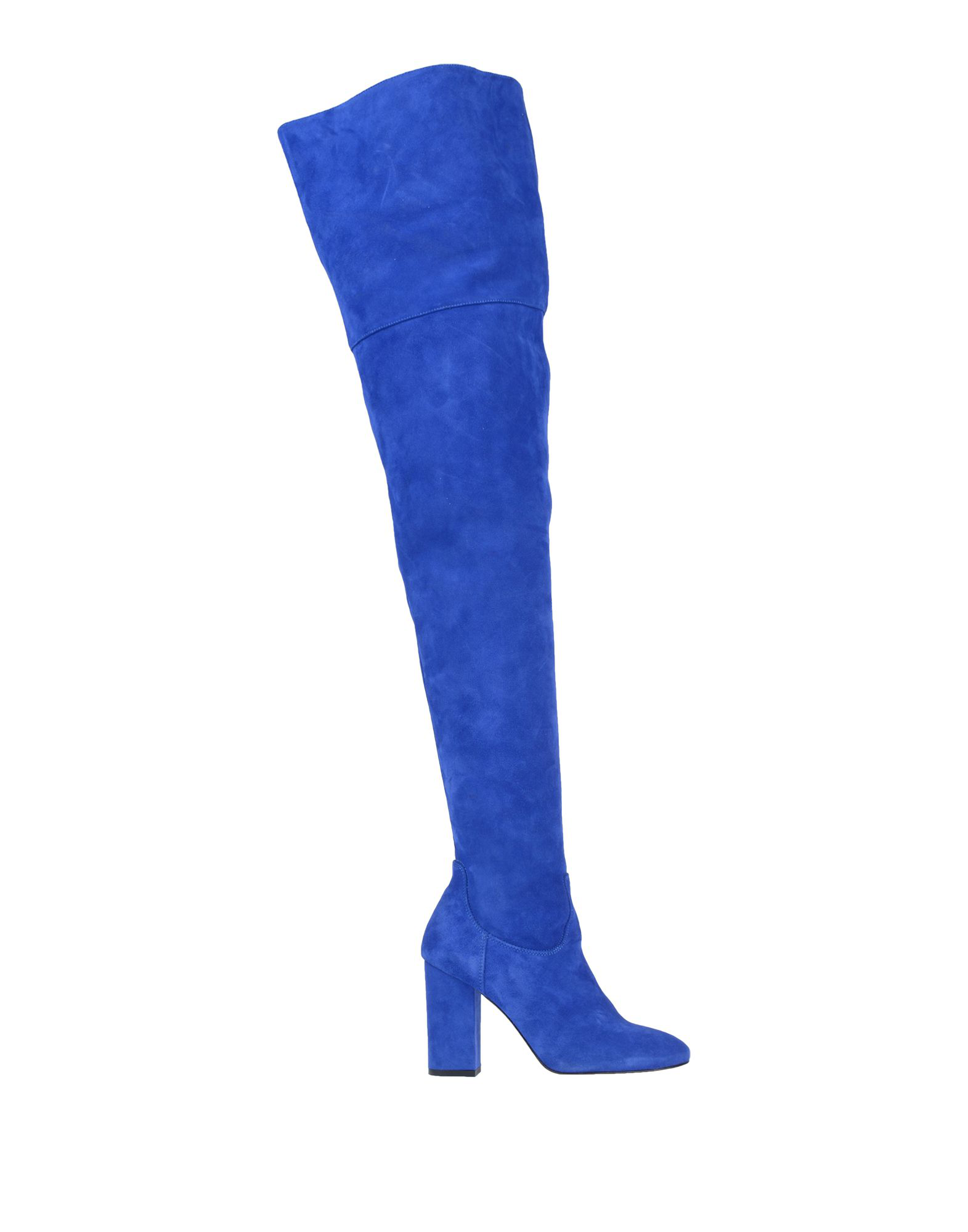 bright blue boots