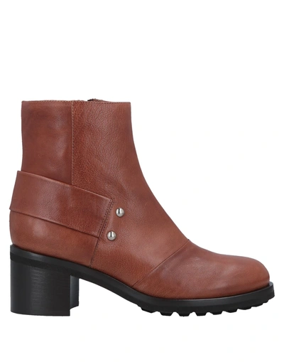 Shop Alberto Fermani Ankle Boot In Brown