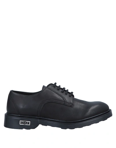 Shop Cult Man Lace-up Shoes Black Size 7 Soft Leather