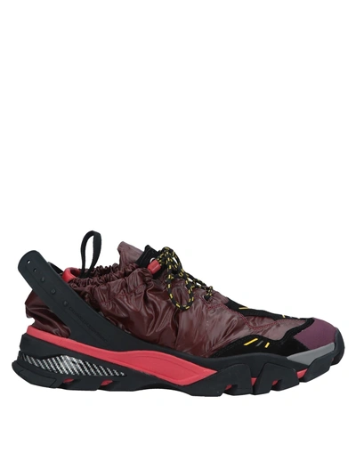 Shop Calvin Klein 205w39nyc Sneakers In Maroon