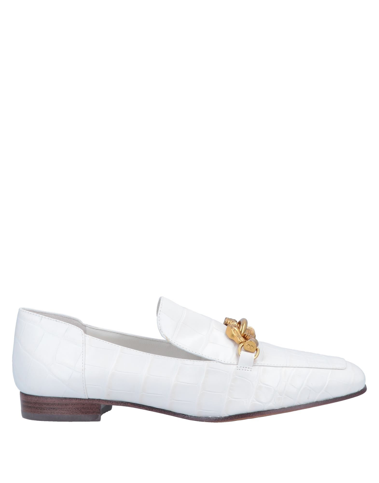 tory burch white flats