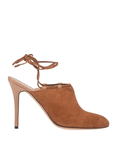 Shop Alexa Wagner Mules In Brown