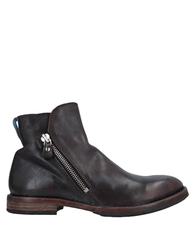Shop Moma Boots In Dark Brown