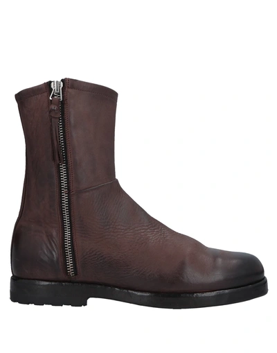 Shop Alberto Fasciani Ankle Boot In Dark Brown