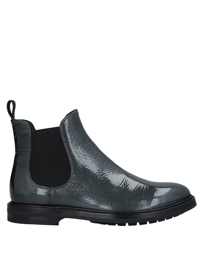 Shop Agl Attilio Giusti Leombruni Ankle Boots In Steel Grey