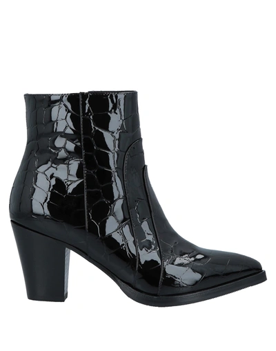 Shop Alberto Fermani Ankle Boots In Black