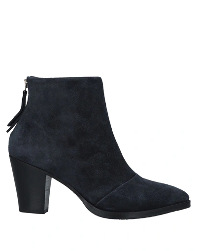 Shop Alberto Fermani Ankle Boot In Dark Blue