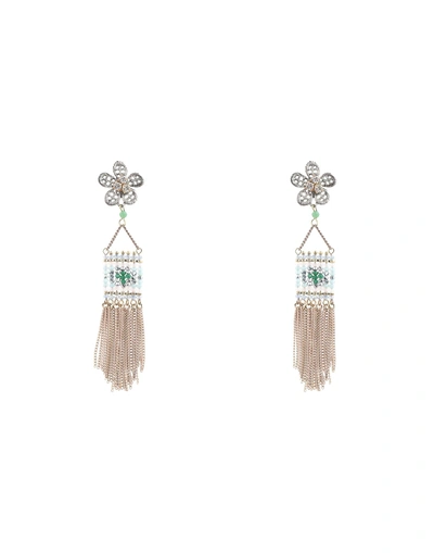 Shop Almala Earrings In Turquoise