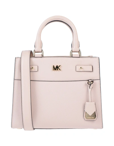 Shop Michael Michael Kors Handbags In Light Pink