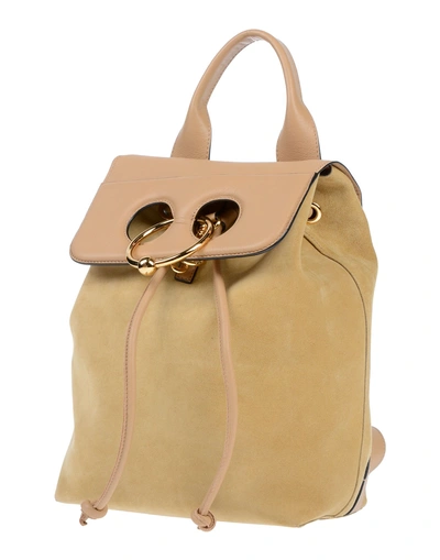 Shop Jw Anderson Backpack & Fanny Pack In Sand