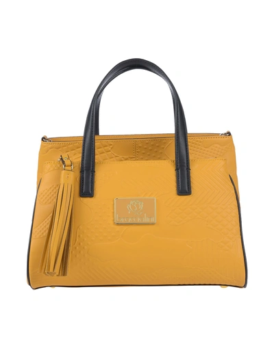 Shop Braccialini Handbag In Ocher