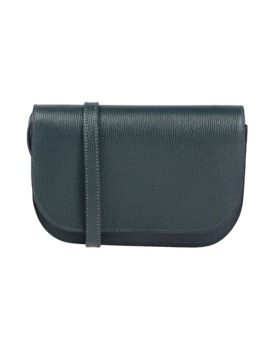 Shop Marni Handbags In Dark Green