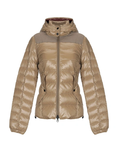 Shop Duvetica Down Jacket In Sand