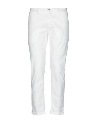 Shop Re-hash Man Pants White Size 29 Cotton, Elastane